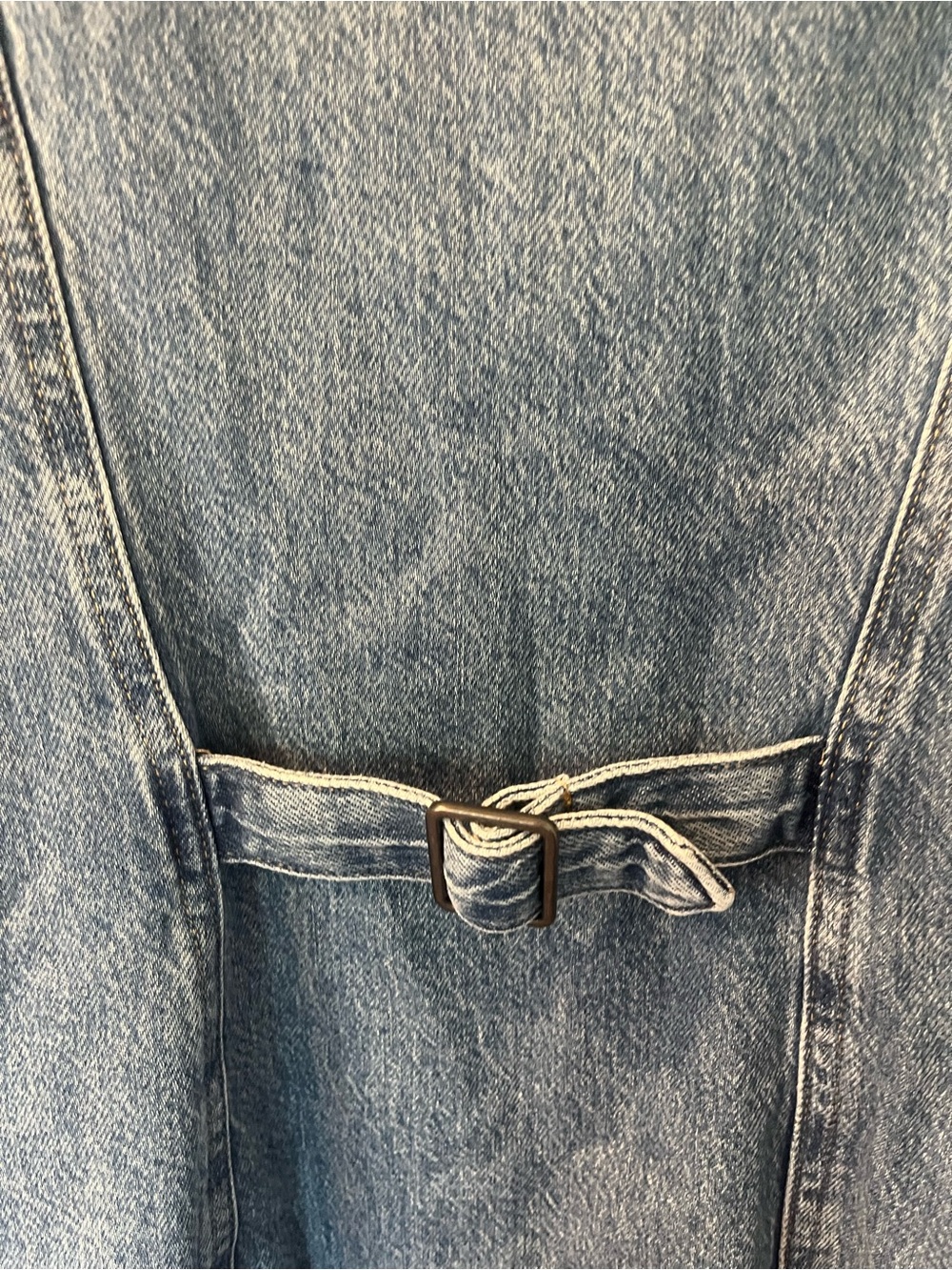 NWT Levi’s Women’s Vianna Denim Button-Front Dress, Size Small - Picture 8 of 10